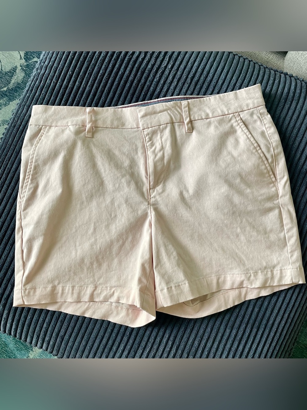 Tommy Hilfiger Pale Pink Women's Tailored Cotton Shorts 6 NWOT